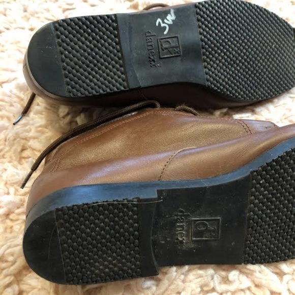 Vintage Dane XX Brown Ankle Tie-Up Boots - Picture 6 of 8